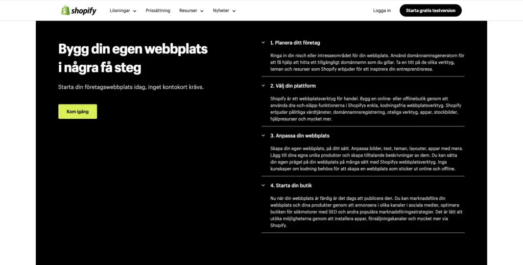 så kan du bygga en webbutik