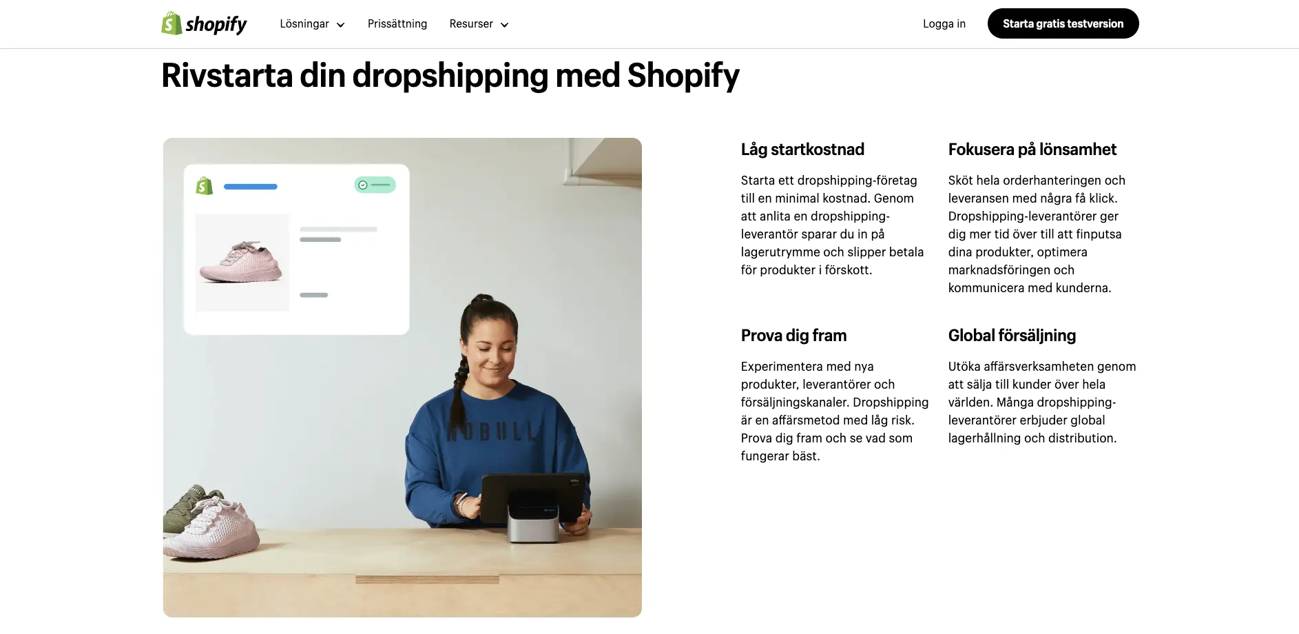 starta dropshipping med shopify testa dropshipping med shopify